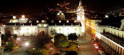 Ecuador Cuenca at Night
