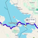 Map of La Paz, Copacabana, and Puno
