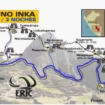 Mapa Camino Inca 4 días